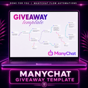 DFY ManyChat Automation Templates | Chatbot Flow Bundle for Business | PLR + MRR Digital Product Pack