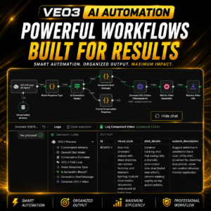 VEO 3 AI Video Automation System | DFY n8n Workflow Template | No-Code AI Content Engine | Faceless Video Automation