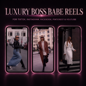 2000+ Luxury Boss Babe Reels Bundle | Aesthetic Faceless Marketing Content | PLR + MRR Digital Product Pack